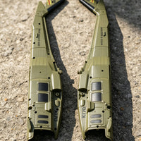 2 Pieces Left Fuselage Shell Easy to Replace Right Fuselage Shell Fine Workmanship Helicopter Frame Cover for Replacement