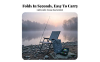 Foldable Design Compactdesign Folding Chair Lightweight Portable Seat long-lasting Outdoor Furniture Includes Carry Bag for Campers, Anglers, Travelers, Camping, Fishing, outdoor meals, Travel