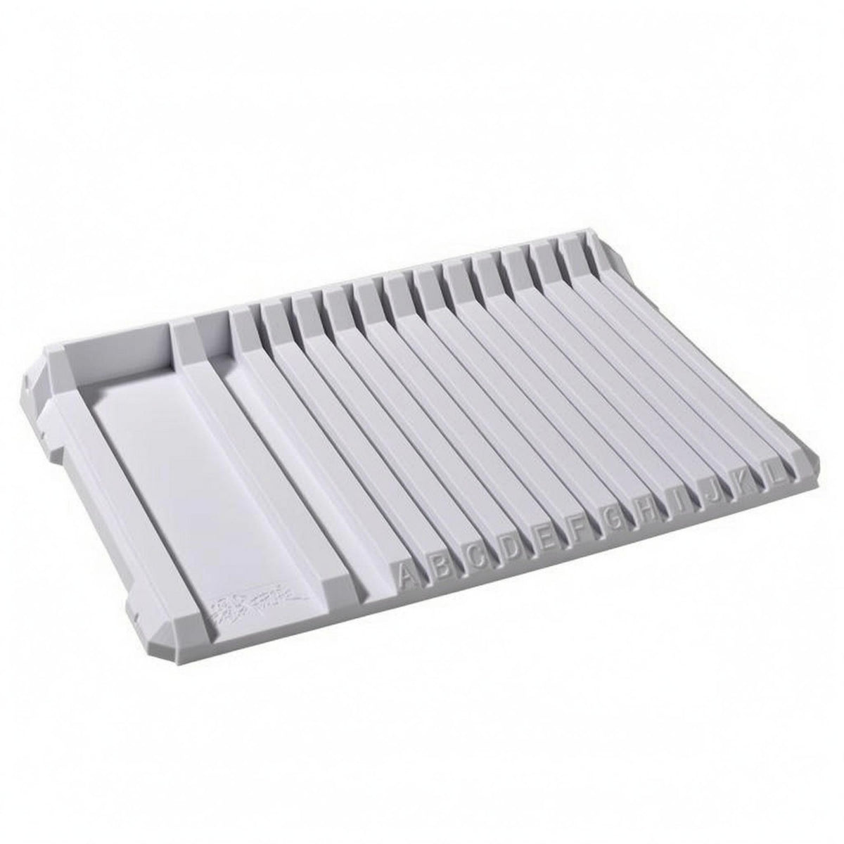 Model Parts Rack Embossed Labels Hobby Tool Organizer Multiple Slots Tool Slot Organizer for Workbench, Craft Table