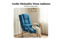 Foldable Design Padded Folding Lounger Adjustable Backrest Recliner Comfortable Padding Lounge Chair Multi-Position Locking for Office Workers, Students, Homeowners, Bedroom, Nap Time, Living Room, Balcony