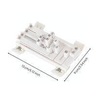 Clamp-on Guitar Chord Assistant Acoustic Guitar Chord Guide Compact Assisted Learning Tool White for Students