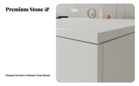 Retractable Display Cabinet Sintered Stone Top TV Stand Large Capacity Storage Super Short Throw Display Cabinet