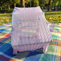 Pet Carrier and Small Animal Cage, Metal Wire Transport Cage for Bird Transport, Portable Travel Cage for Small Animal Transport Outdoors
