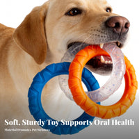 Chew-Resistant Dog Chew Loop Boredom Relief Long-Lasting Dog Loop Teeth Cleaning for Aggressive Chewers, Young Dogs, Training, Playtime