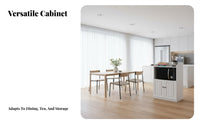 Microwave Cabinet Shelves for Tea Area