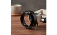 Reduces Waste Portafilter Funnel Alloy Construction Espresso Dosing Collar Long-Lasting Coffee Powder Receiving Collar Enhances Extraction for Baristas