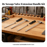 RV Waste Faucet Extension Kit Universal Fit Waste Faucet Extension Rod Recreational Vehicle Reservoir Drain Handle Easy To