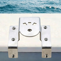 Boat Rod Holder Mount Heavy Duty Marine Bracket with Curved Cradle Compact Hardware for Anglers