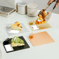 Square Dessert Plate Minimalist Square Cake Plate Thickened