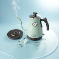 1/12 Dollhouse Kettle Realistic Detail Miniature Gooseneck Kettle Hot Water Boiler for Diorama Scenes