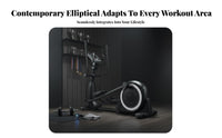 Elliptical Exercise Machine Quiet Commercial Elliptical Machine Full Body Workout Silent Cross for Home, Gym