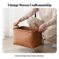 Wovendesign Tote with Handles adaptable Laundry Hamper adaptable