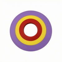 Flat Golf Putting Rings Central Opening Practice Target Disc Visual Feedback Silicone Target Disc Portable
