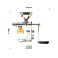 Manual Oil Press Non Electric Kitchen Appliance Easy to Clean for Home