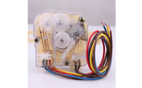 Double-Cylinder 6-Wire Washing Machine Timer Easy to Install Washing Machine Timer Switch Long-Lasting Reliable for Repair Technicians, Appliance Maintenance