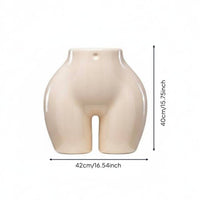 Female Buttocks Display Form Curvy Shape Underwear Display Mannequin Glossy Finish for Store Window