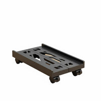 Under Desk PC Holder with Wheels Heavy Duty Rolling Computer Chassis Holder