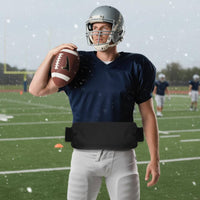 2 Pieces Windproof Football Hand Warmer Pouch Waterproof Football Hand Warmer Adjustable Belt Water Resistant for Athletes, Cold Training