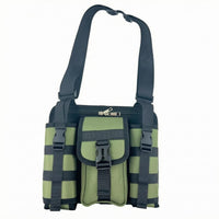 Oxford Cloth Single-Shoulder Crossbody Bag Adjustable Strap Utility Crossbody Bag Front Flap Pocket for Outdoor Use