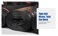 Thick Shade Mesh, Dense Weave, Anti-Yellowing, Sun Protection, PE Material, Multiple Widths, Outdoor Garden Greenhouse Cover