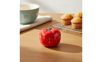 1 Piece Tomato Kitchen Timer Wind-up Countdown Clock Mechanical Cooking Timer Alarm Clock Food-grade Plastic Suitable for Kitchen Cooking Home Use