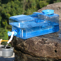 Food-Grade Material Flat Rectangular Water Carrier Large Capacity Outdoor Equipment Space-Saving Shape for Picnics