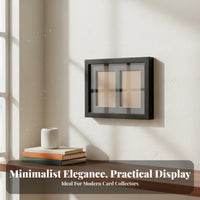 Sports Card Display Frame Guarding Design Trading Card Display Frame Easy to Install Scuff Resistant for Man Cave
