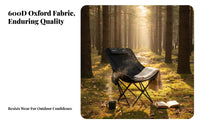 Highspine Design Adjustable Lounger with Footrest Integrated Headrest Reclining Camp Lounger robustDuty Frame Camping Chair Includes Carry Bag for outdoor enthusiasts, Outdoor lovers, fishermans, outdoor meal, Fishing, spineyard, Garden