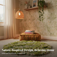 Handmade Acrylic Tufted Carpet Soft Texture Irregular Shape Rug Long-Lasting Artistic Design Rug for Interior Designers, Young Adults, Living Room, Under Coffee Table, Home Office, Entryway