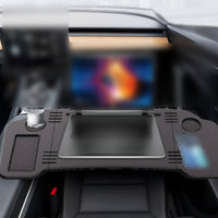 Steering Wheel Desk Compact Foldable Car Surface Metal Fixing