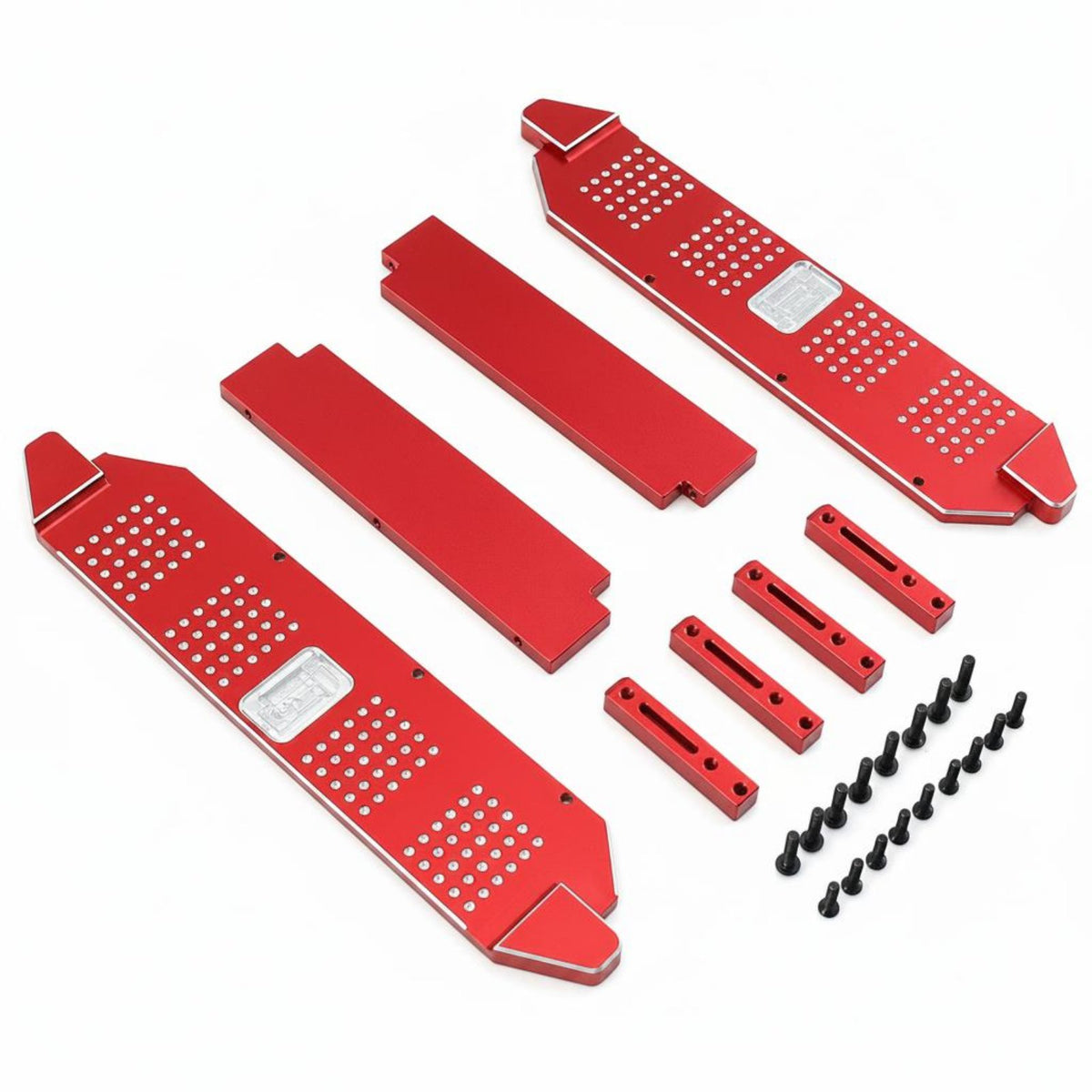 Anodized Aluminum Pedal Board Metal Upgrade Part Rc Side Pedal CNC Machined Vehicle Accessory for Rough-Terrain