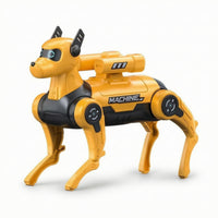 Smart DIY Robot Dog STEM Robotic Animal Building Kit Cute Robot Dog with Replaceable Head Touch Sensitive for Girls