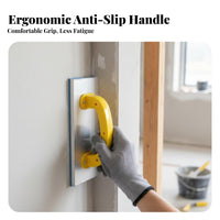 360-Degree Rotation Wall Corner Polishing Tool Aluminum Alloy Construction Self Sandpaper Holder Easy to Use for DIY Enthusiasts