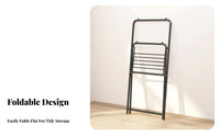Foldable Heated Airer Space Saving Clothes Rack Floor-Standing Electric Heating for Apartment Dwellers, Homemakers, Small Spaces