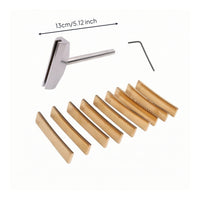 Guitar Fret Press Installation Tool Professional Fret Press with Curvature Blocks Manual for Luthier