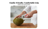 Durian Split Er Stainless Steel Durian Split Er Tool Fruit Shell Split Ing Clamp Effort Saving Fruit Split Ing Pliers Safe To