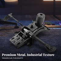 rotate Chair Replacement Base Sturdy Steel Construction Gaming Chair butterflies Mechanism Non-Wobble rotate Tilt Base Plate for DIY Enthusiasts