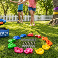 10 Pieces Climbing Holds with Mounting Hardware Colorful Rock Climbing Holds with Hardware Varied Color Wall Grips Wall Grips for Young Children