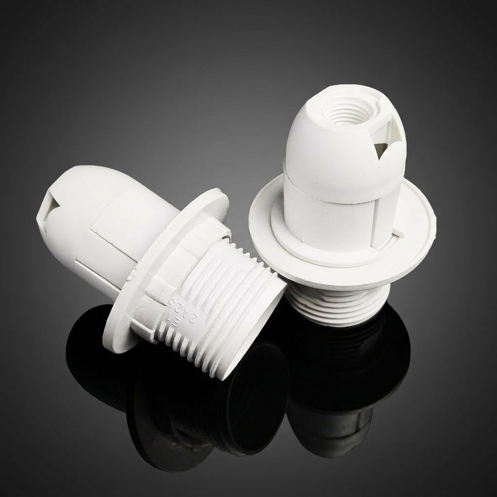 Table Lamp and Light Fitting Replacement, Single E14 Lamp Holder for DIY Lighting, 250V E14 Bulb Holder for Ceiling Pendant Lights, 250V 2A Base
