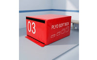 Padded Soft Plyo Box Sturdy Plyometric Box Rectangular Equipment Versatile for Beginners, Athletes, Indoor Training, Home Gym