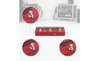 Bass Multi-Effects Pedal Stompbox-Style Bass Effects Pedal with Footswitches Compact for Guitarists