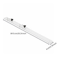 Guitar Center Line Ruler Clear Visibility Guitar Center Line Gauge Durability Fretboard Alignment Ruler for Workshop