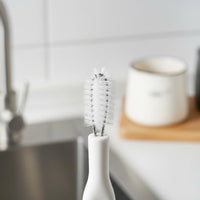 2 Pieces 2-in-1 Bottle Brush Set Multi-Functional Bottle Cleaning Brush Set Multifunctional Cup Lid and Straw Cleaner