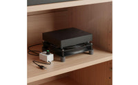 Quiet Operation Set-Top Box Cooling Stand Powerful Airflow USB Cooling Fan Shock Absorbing Pads for Desktop