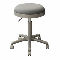 360-Degree Swivel Adjustable Wheeled Stool Effortless Rolling Wheels Adjustable Five-Wheel Stool Floor-Friendly Casters Seating Furniture Padded Cushion for Hairstylists, Professionals, Beauty Salon, Barbershop, Studio Parlor