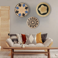 3 Pieces bohemian Wall Decor Nordic Style Woven Wall Art Fiber