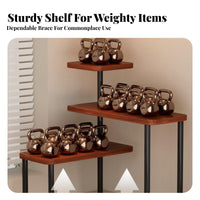 Adjustable Corner shelf unit Sturdy Construction Expandable bookshelf for Students