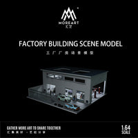 Factory Direct Wholesale Huiyi 1:64 Factory Building Lighted Scene