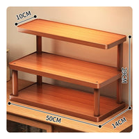 Tea Set Display Stand Space Saving Multi-Tier Cup Rack opening Design Desktop Organizer Shelf for Office, Kitchen
