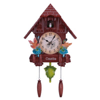 Cuckoo Style Clock with Pendulum Decorative for Bedroom, Kids